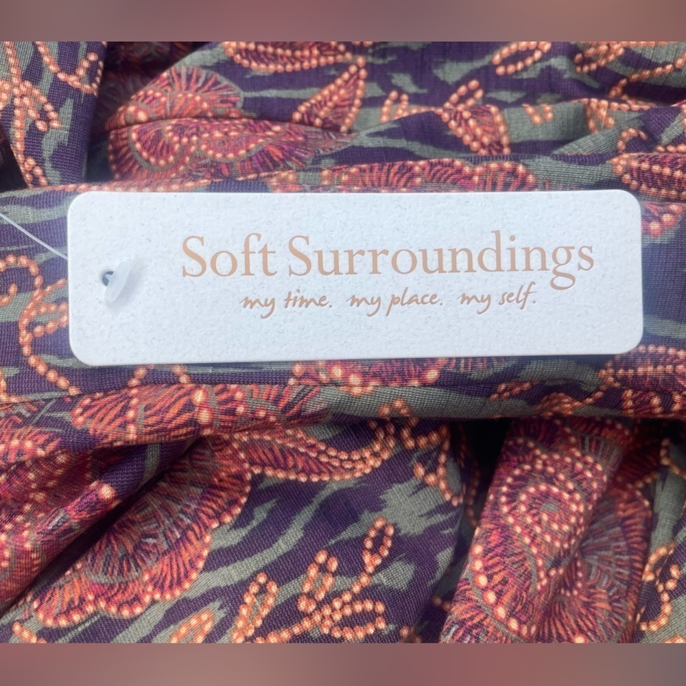 🆕Soft Surroundings Alcott Multicolor Floral Maxi Dress NWT - Picture 6 of 7